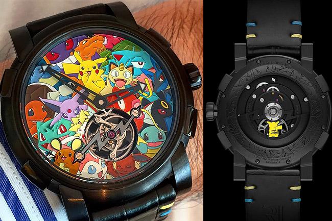  好貴的皮卡丘　價值20萬美金的ROMAIN JEROME Tourbillon Pokémon腕錶