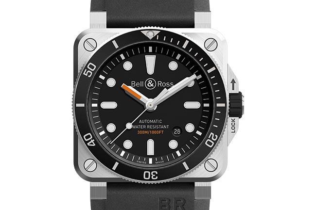 十年練一劍方形潛水錶 BELL & ROSS  BR 03-92 Diver