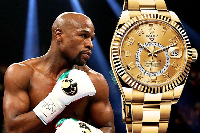 比拳頭拚行頭　不敗拳王Floyd Mayweather腕錶收藏