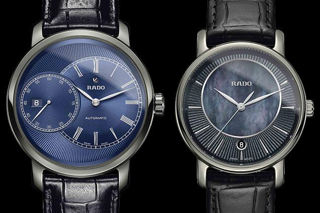 浪漫七夕獻禮　RADO DiaMaster鑽霸系列電漿高科技陶瓷對錶