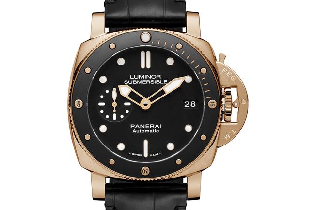 貴金屬潛水錶款初登場  PANERAI Luminor Submersible 1950 3 Days Automatic 
