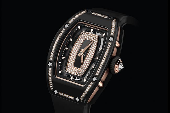 2018 SIHH搶先看　RICHARD MILLE RM 07-01黑色陶瓷鑲鑽腕錶