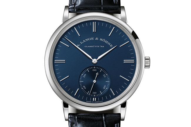 這個藍 很可以 朗格A.LANGE & SÖHNE Saxonia Automatic藍面小三針 