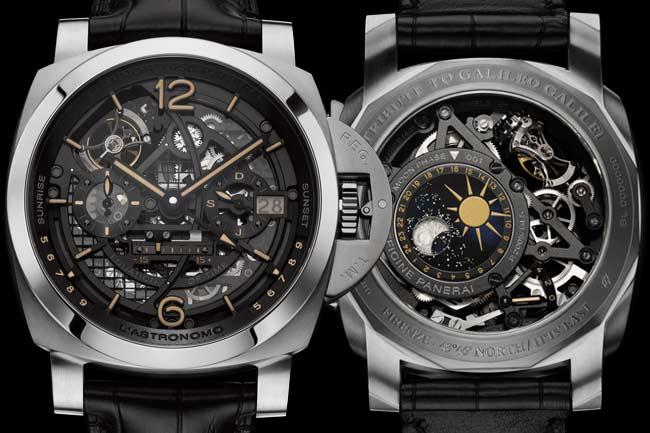 2018 SIHH 沛納海陀飛輪月相時間等式兩地時間腕錶
