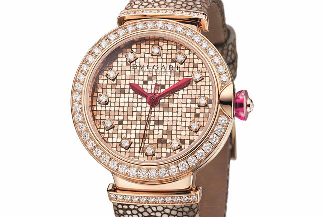 馬賽克金磚工藝奇想 BVLGARI Lvcea Mosaic腕錶