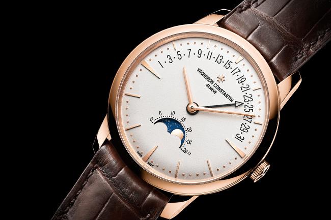 緩步前行之美 VACHERON CONSTANTIN Patrimony月相和逆跳日曆腕錶