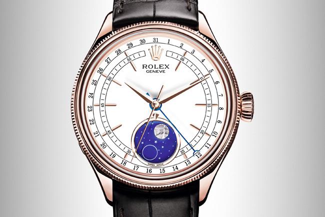 月相功能的再次回歸 ROLEX Cellini Moonphase