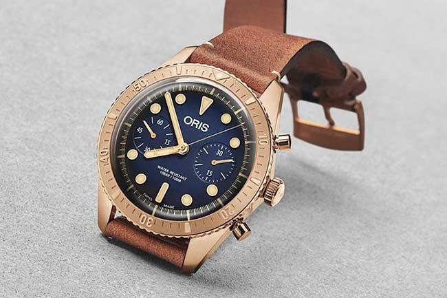 2018巴塞爾鐘錶展 ORIS Carl Brashear青銅限量計時碼錶