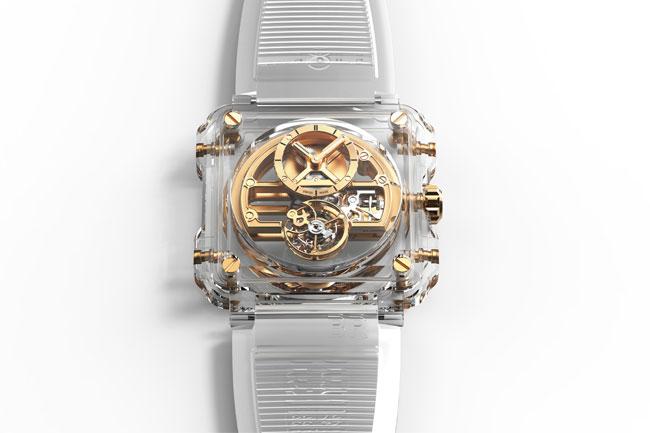 獨一無二珍品　柏萊士BR-X1 SKELETON TOURBILLON SAPPHIRE