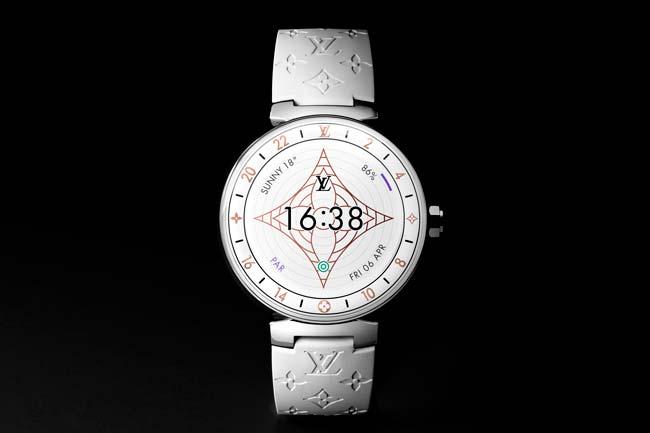 時尚智能風  路易威登 Tambour Horizon Monogram White腕錶