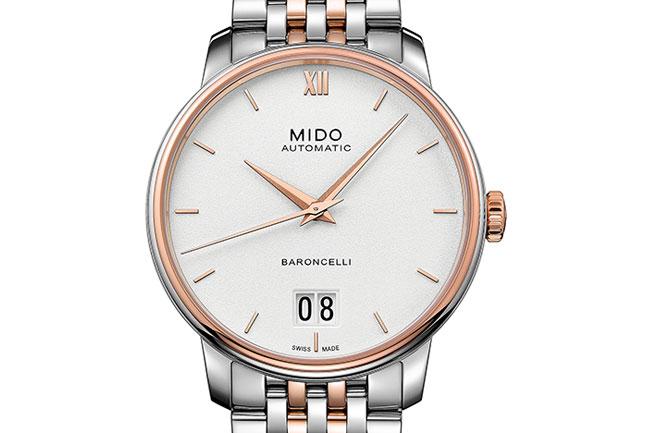 德式風格之外的典雅大日期 MIDO Baroncelli永恆系列大日期窗腕錶