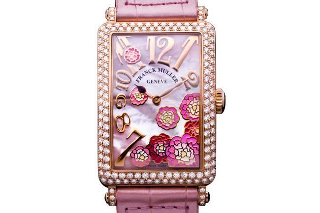 綻放於時標上的牡丹花 FRANCK MULLER Long Island Peony