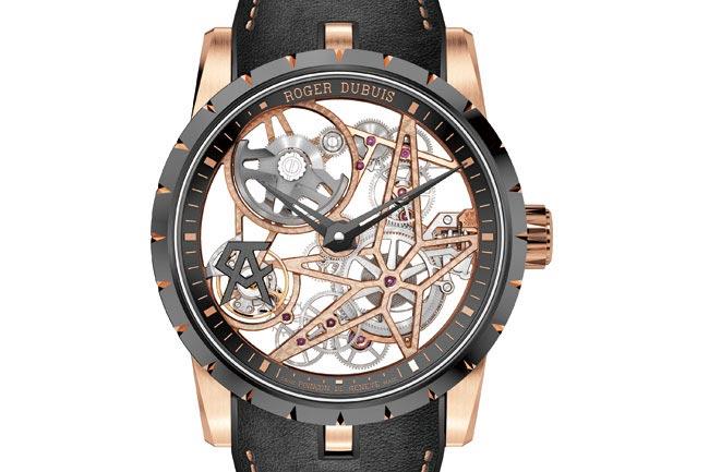 拳擊巨星限定款 羅杰杜彼ROGER DUBUIS Excalibur Automatic Skeleton
