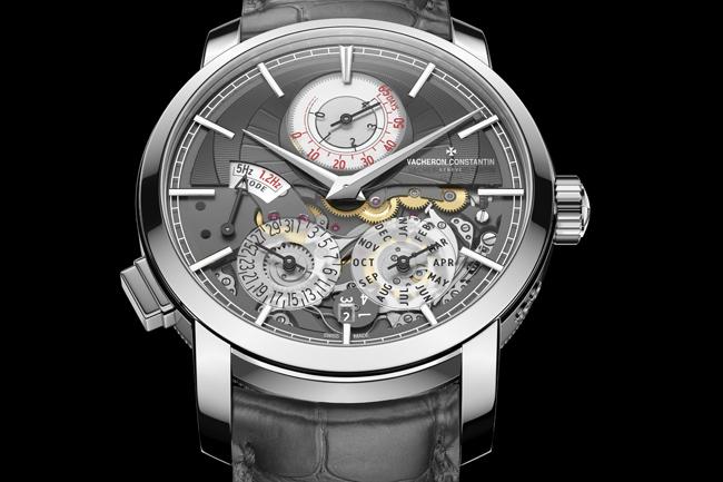 2019 SIHH 首見有低耗電模式的萬年曆 江詩丹頓Traditionnelle Twin Beat萬年曆腕錶