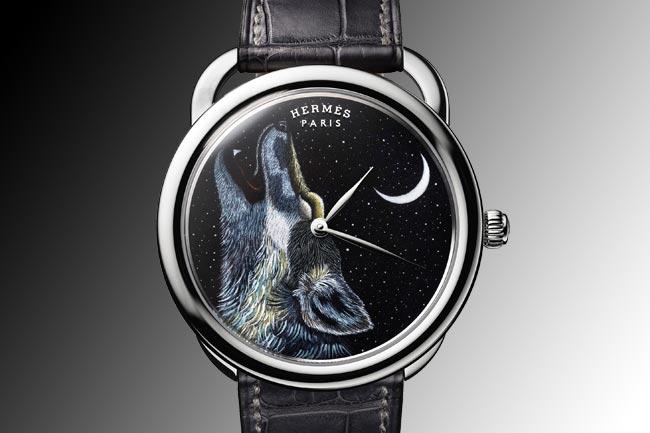 2019 SIHH 愛馬仕Arceau Awooooo琺瑯工藝腕錶