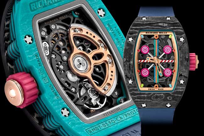 重返童真的甜蜜  RICHARD MILLE Bonbon系列腕錶