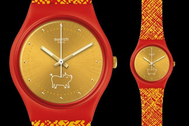 SWATCH生肖錶「豬」你好運