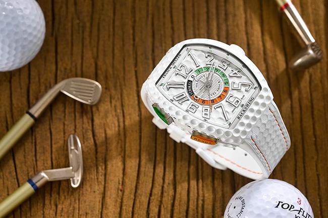 來打高爾夫球吧 FRANCK MULLER Vanguard Backswing不鏽鋼腕錶