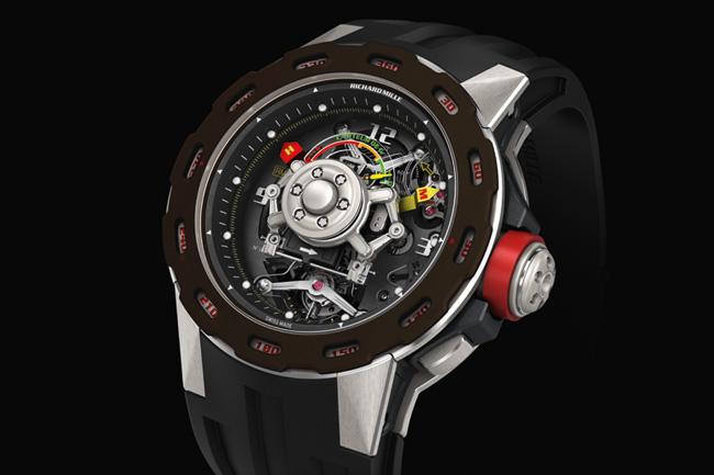 重力數據腕上測 RICHARD MILLE  RM 36-01 Sébastien Loeb 陀飛輪重力測量腕錶