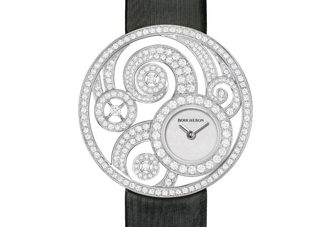 BOUCHERON Ajouree Volute 鏤刻漩渦腕錶