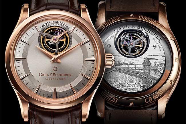 130週年紀念  CARL F. BUCHERER 傳承系列雙外緣陀飛輪腕錶限量版