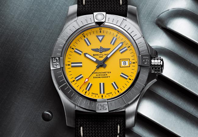 百年靈Avenger Automatic 45 Seawolf復仇者深潛海狼自動腕錶