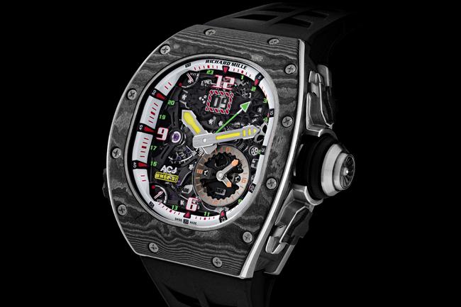 與噴射機合作 RICHARD MILLE RM 62-01 ACJ 陀飛輪振動鬧鈴腕錶