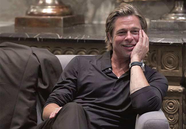 百年靈全球品牌大使布萊德彼特（Bradley Pitt）
