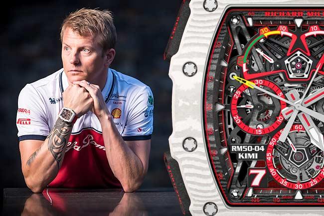 陪你疾速飆風 RICHARD MILLE RM 50-04 Kimi Räikkönen