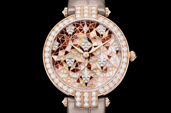 馬賽克藝術 海瑞溫斯頓Precious Micromosaic自動腕錶