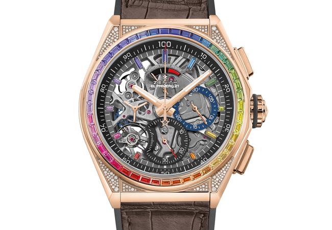 真力時Defy El Primero 21 High Jewelry Rainbow