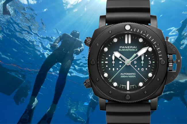 潛水體驗活動 沛納海Submersible Guillaume Néry特別版