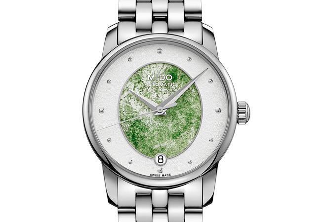 美度Baroncelli Wild Stone永恆系列彩石腕錶