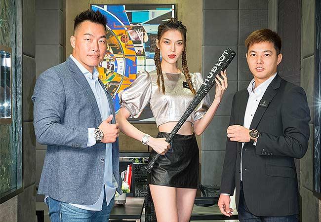 棒球明星郭泓志、郭俊麟出席宇舶活動