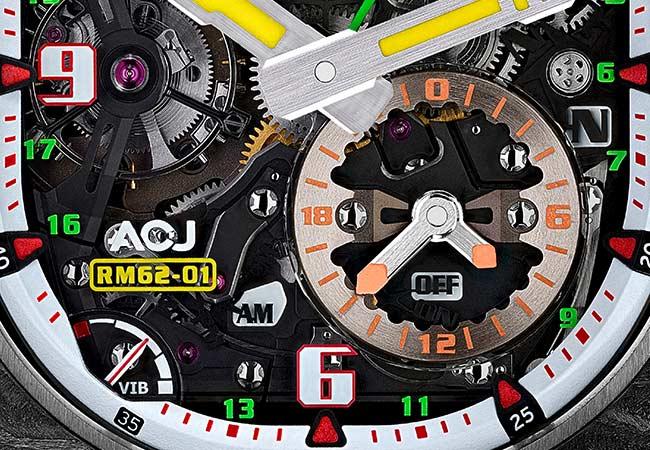 RICHARD MILLE RM 62-01 ACJ陀飛輪振動鬧鈴腕錶 