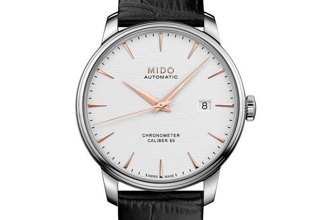 美度Baroncelli III Caliber 80 Chronometer Silicon永恆系列天文台認證矽游絲腕錶白面款