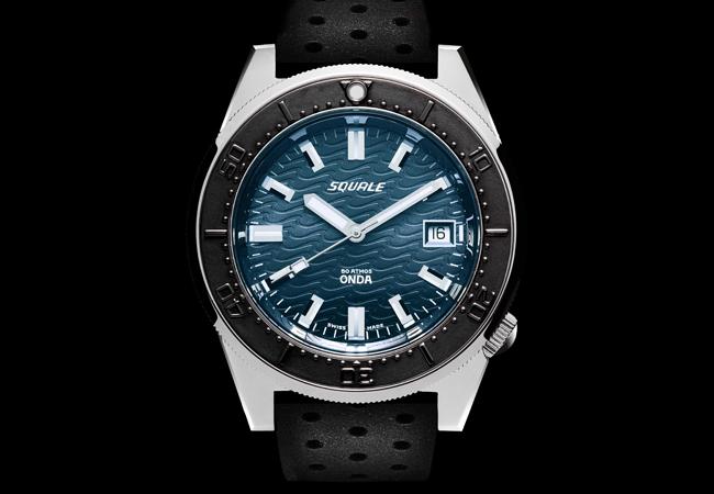 SQUALE 1521海洋Onda系列藍面錶款