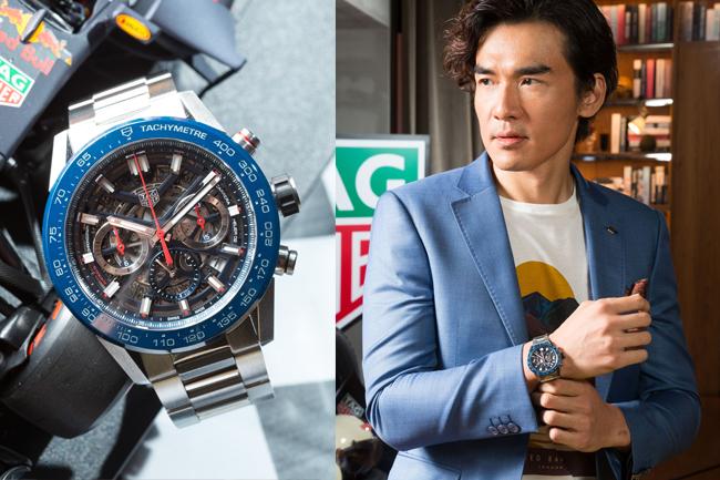 楊一展霸氣登場 泰格豪雅Carrera Heuer 02計時腕錶