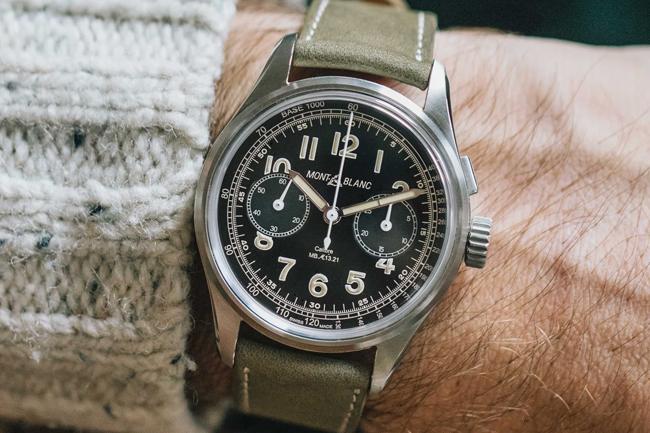 萬寶龍 x HODINKEE 1858系列單按把限量款腕錶