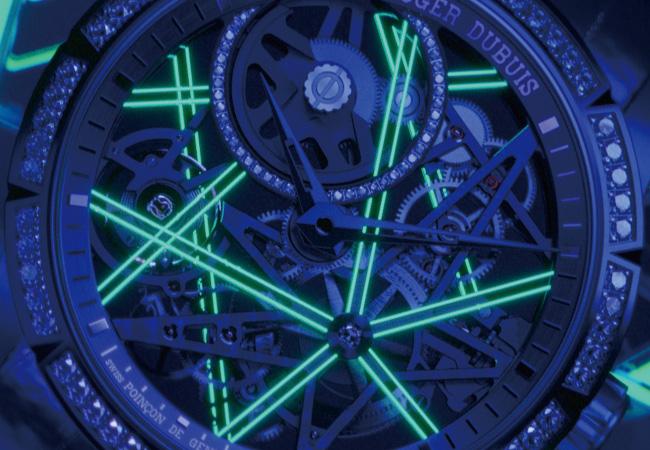 羅杰杜彼Excalibur Blacklight腕錶
