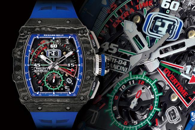 專為足球賽事而生 RICHARD MILLE RM 11-04 Roberto Mancini自動上鍊飛返計時碼錶