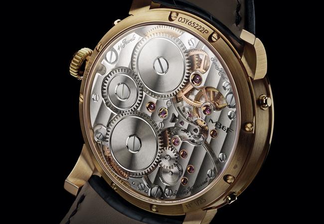 MB&F LM萬年曆18K金黃金材質錶款