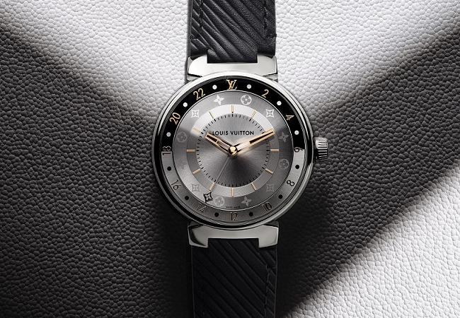 路易威登Tambour Moon Dual Time Black & White