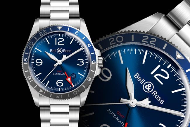 三部曲之第一部 BELL & ROSS BRV2-93 GMT Blue