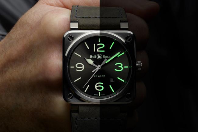 超強綠光 BELL&ROSS BR 03-92 Grey Lum