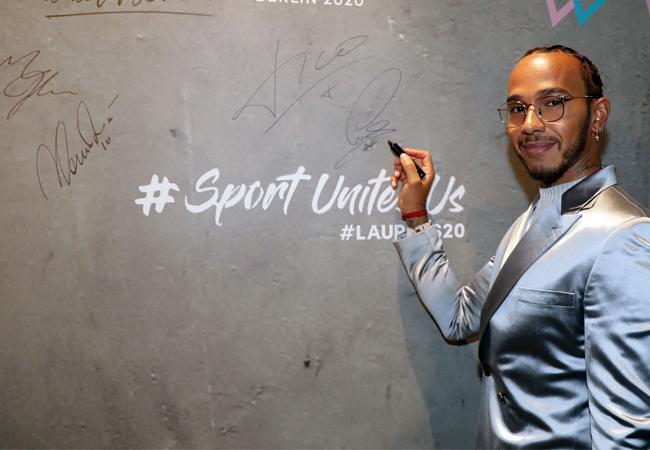 萬寶龍支持勞倫斯年度最佳男運動員、F1六冠王 Lewis Hamilton