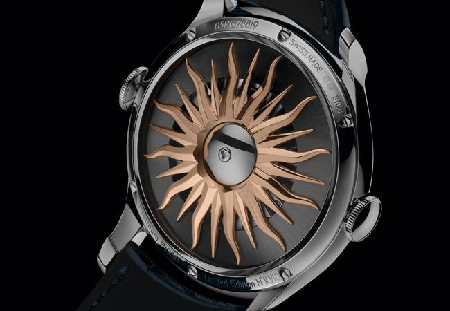 MB&F Legacy Machine FlyingT玫瑰金錶殼款