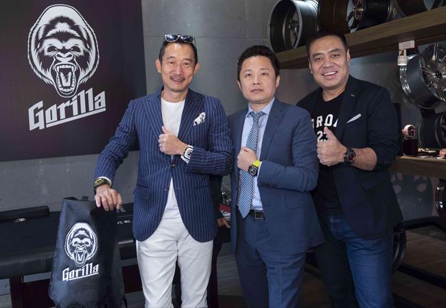 Gorilla亞太區品牌總監Mr. Go Mugino、三一國際執行長陳睿謙與Gorilla台灣區品牌總監Jason Chung。