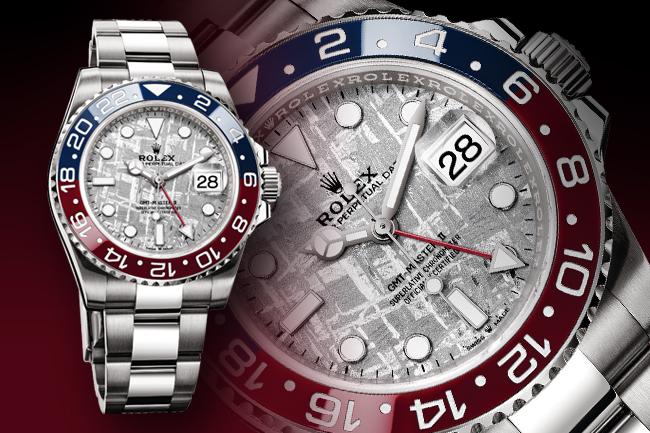 首次使用隕石面盤  勞力士Oyster Perpetual GMT-Master II 126719BLRO