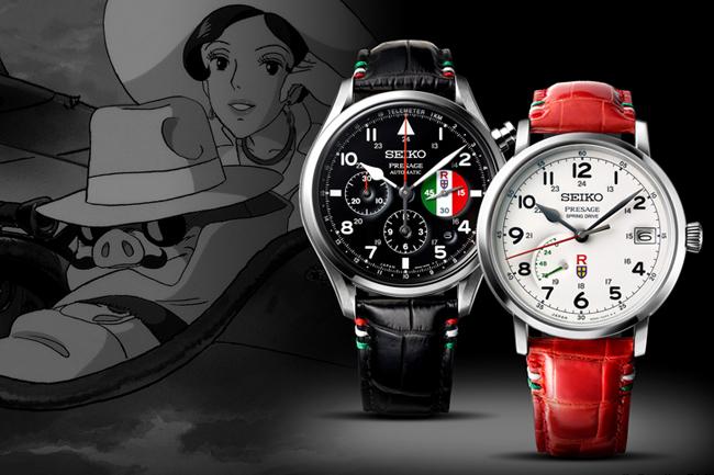 SEIKO Presage吉卜力工作室紅豬聯名限量版腕錶